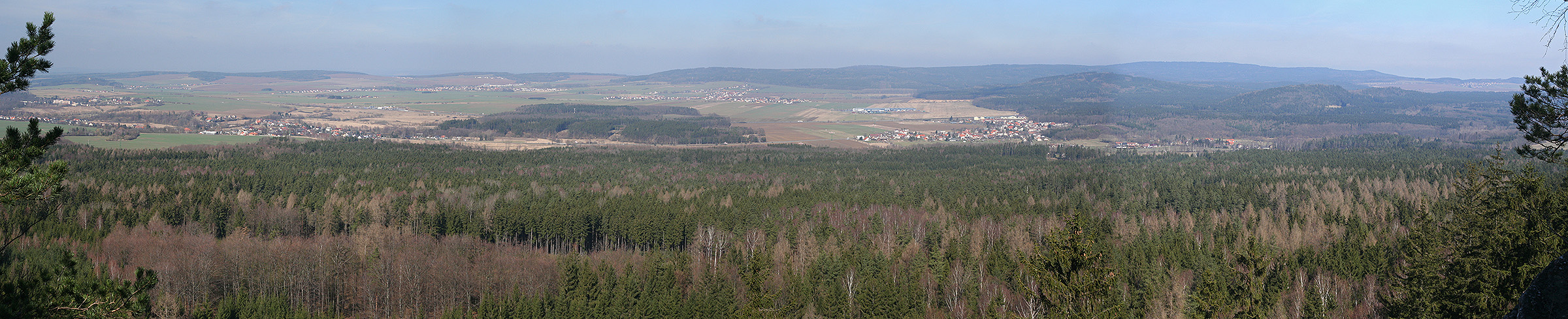 Panoramatický výhled ze Žďáru
